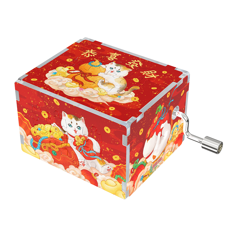 D1819 西西-财猫双全-磁铁拼图