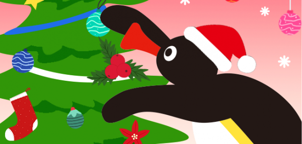 AR1003 Pingu系列倒数月历拼图-Pingu拯救圣诞节-方形磁铁拼图