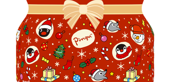 AR1003 Pingu系列倒数月历拼图-Pingu拯救圣诞节-64片收纳罐拼图